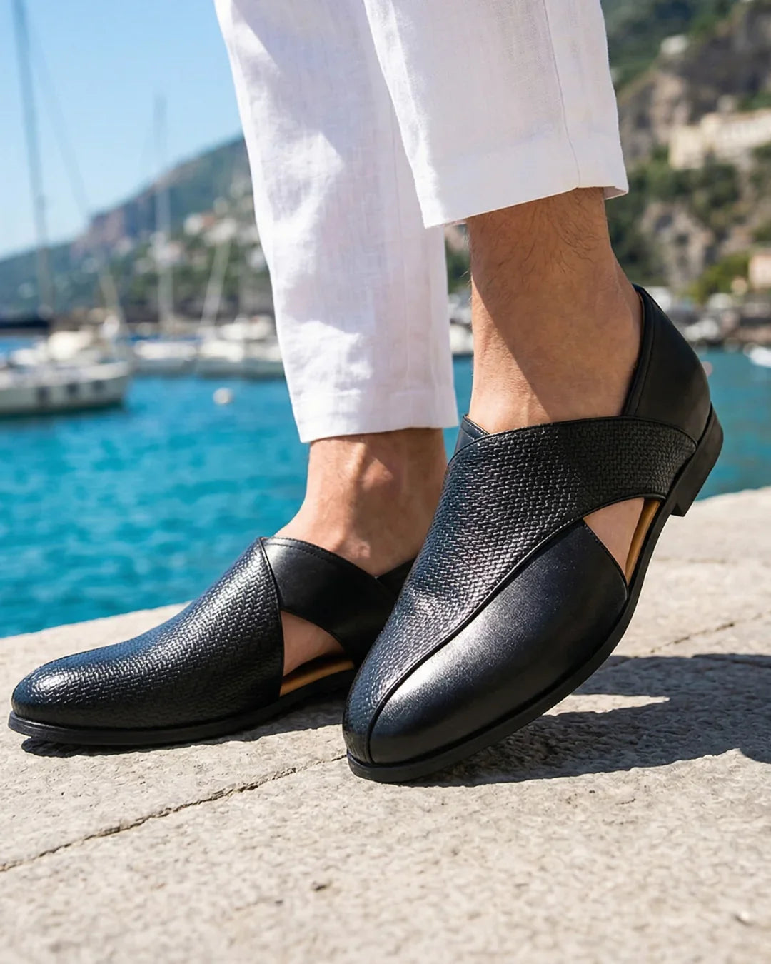 Panache leren loafers