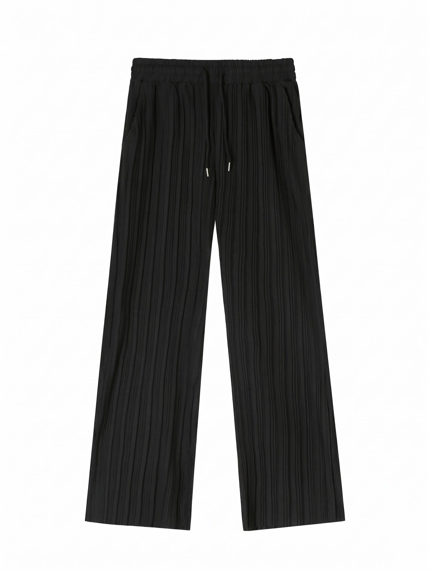 Geplisseerde Relaxed Fit Broek