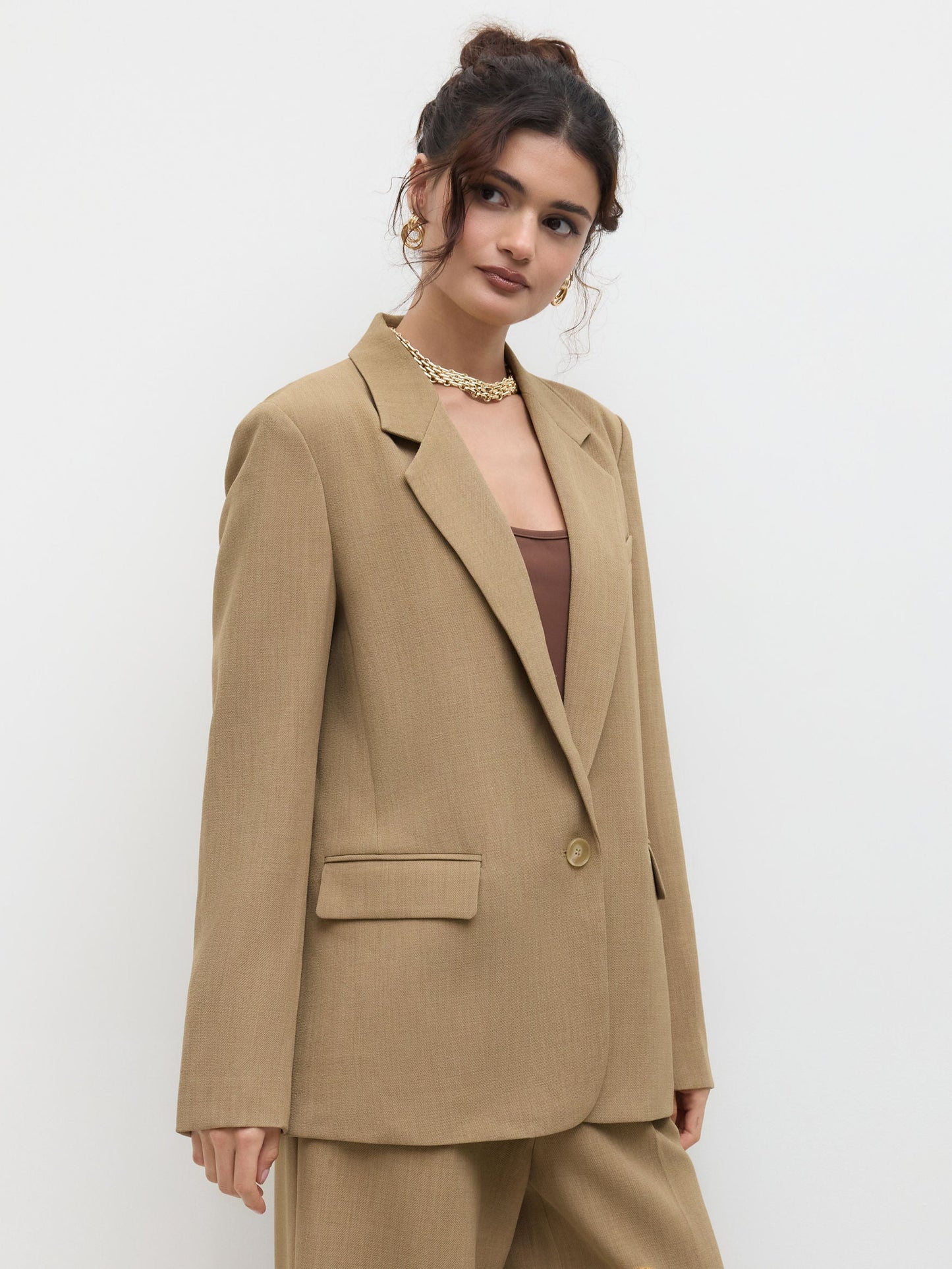 Claudia | Oversized Blazer met V-hals