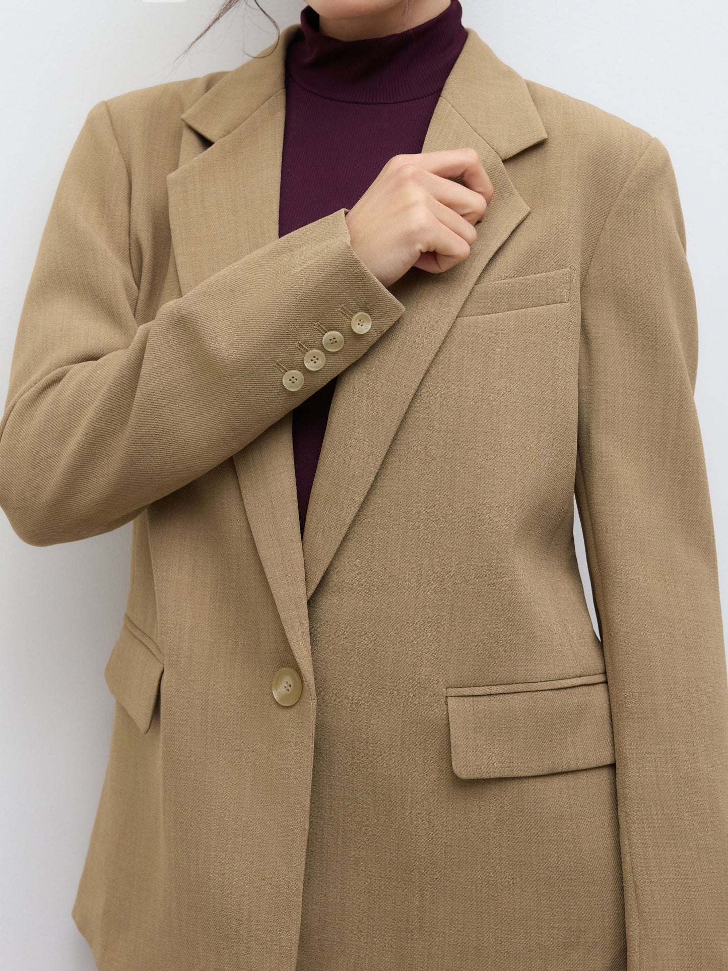 Claudia | Oversized Blazer met V-hals