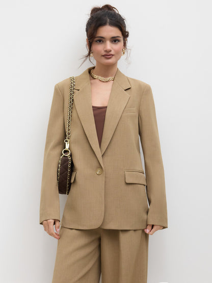 Claudia | Oversized Blazer met V-hals