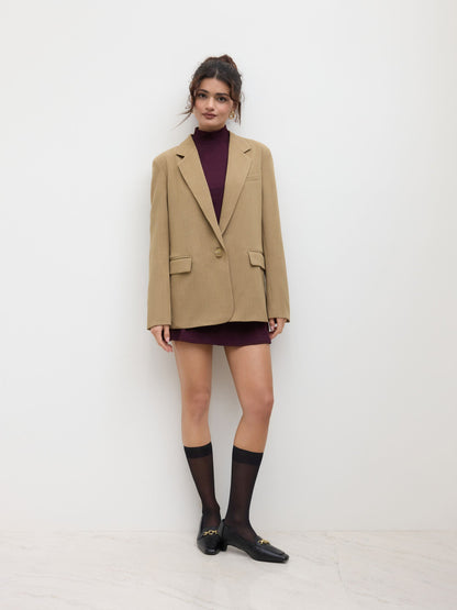 Claudia | Oversized Blazer met V-hals