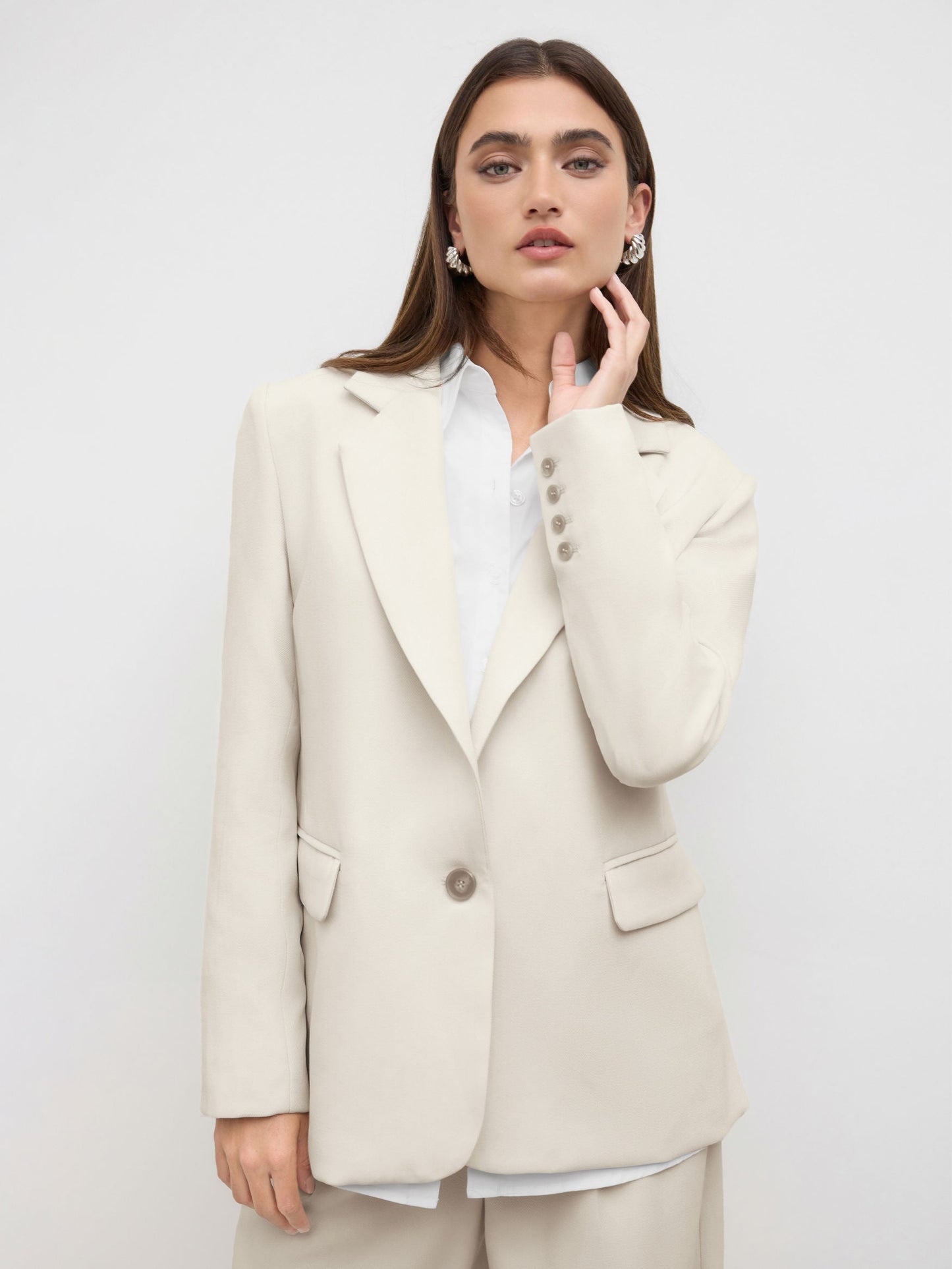 Claudia | Oversized Blazer met V-hals