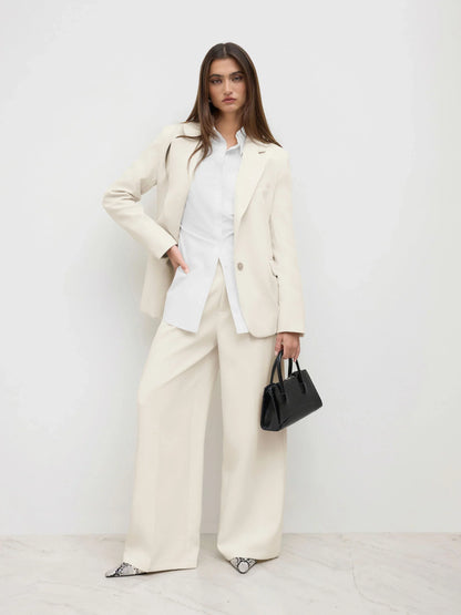 Claudia | Oversized Blazer met V-hals