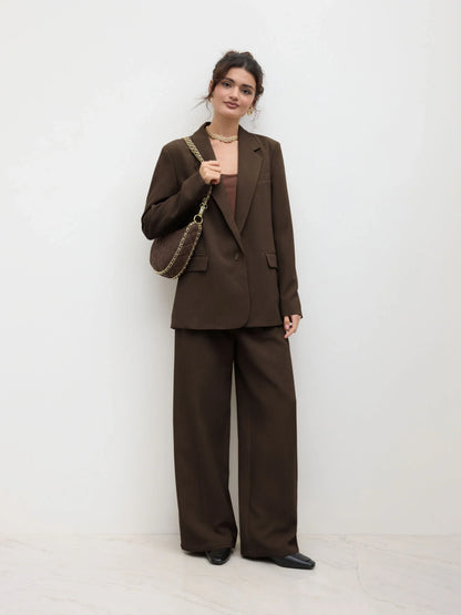 Claudia | Oversized Blazer met V-hals