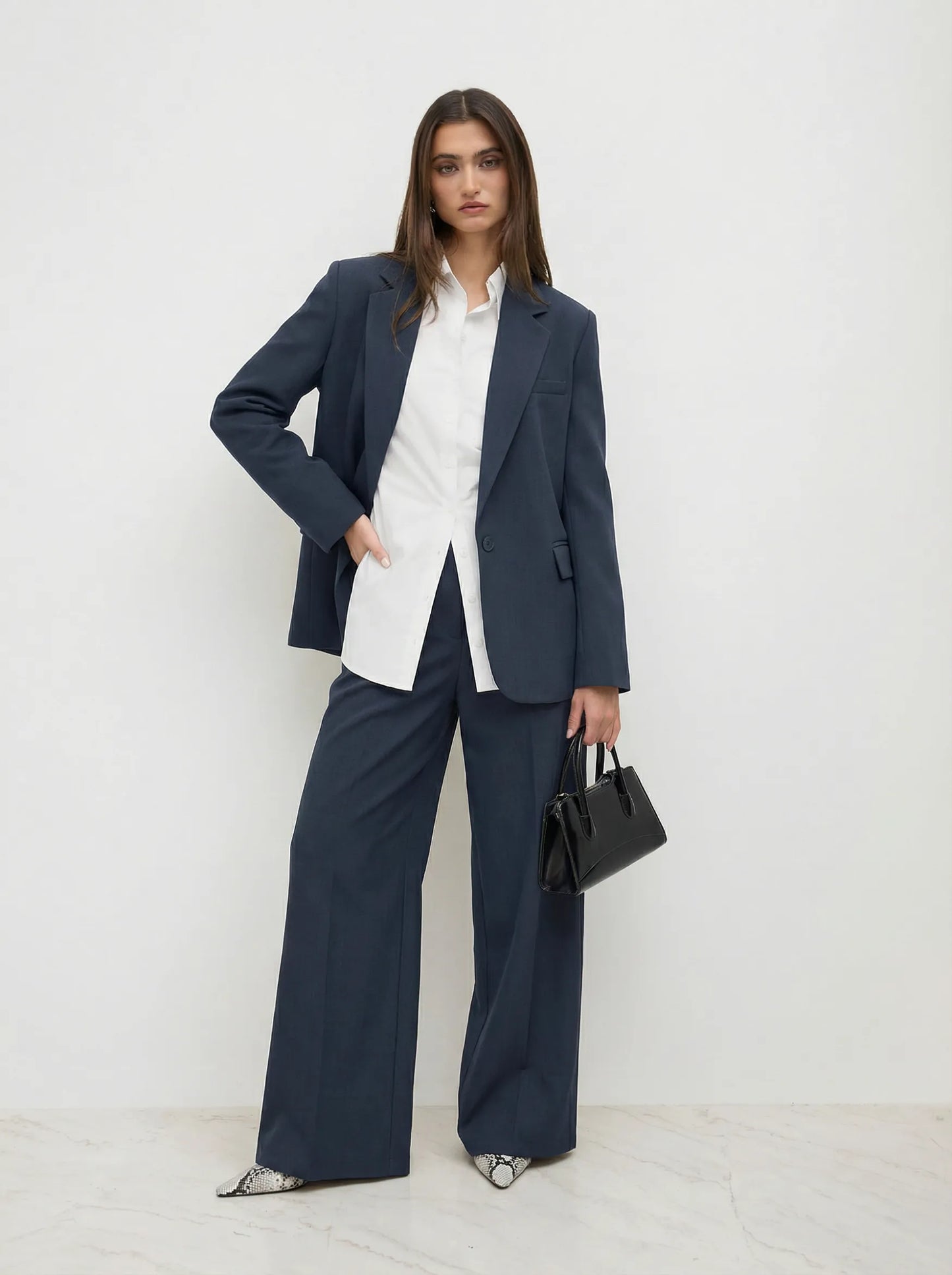 Claudia | Oversized Blazer met V-hals