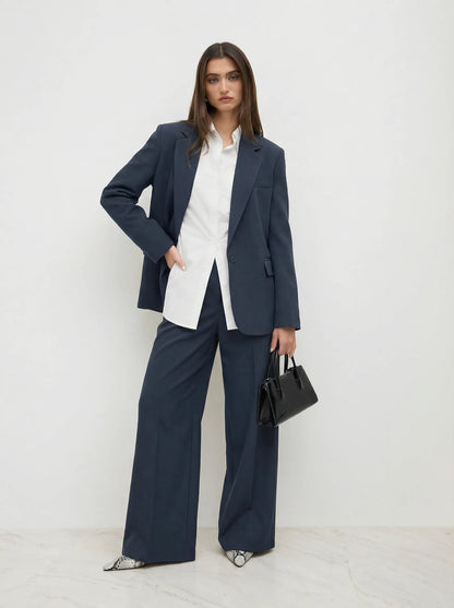 Claudia | Oversized Blazer met V-hals