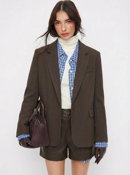 Claudia | Oversized Blazer met V-hals