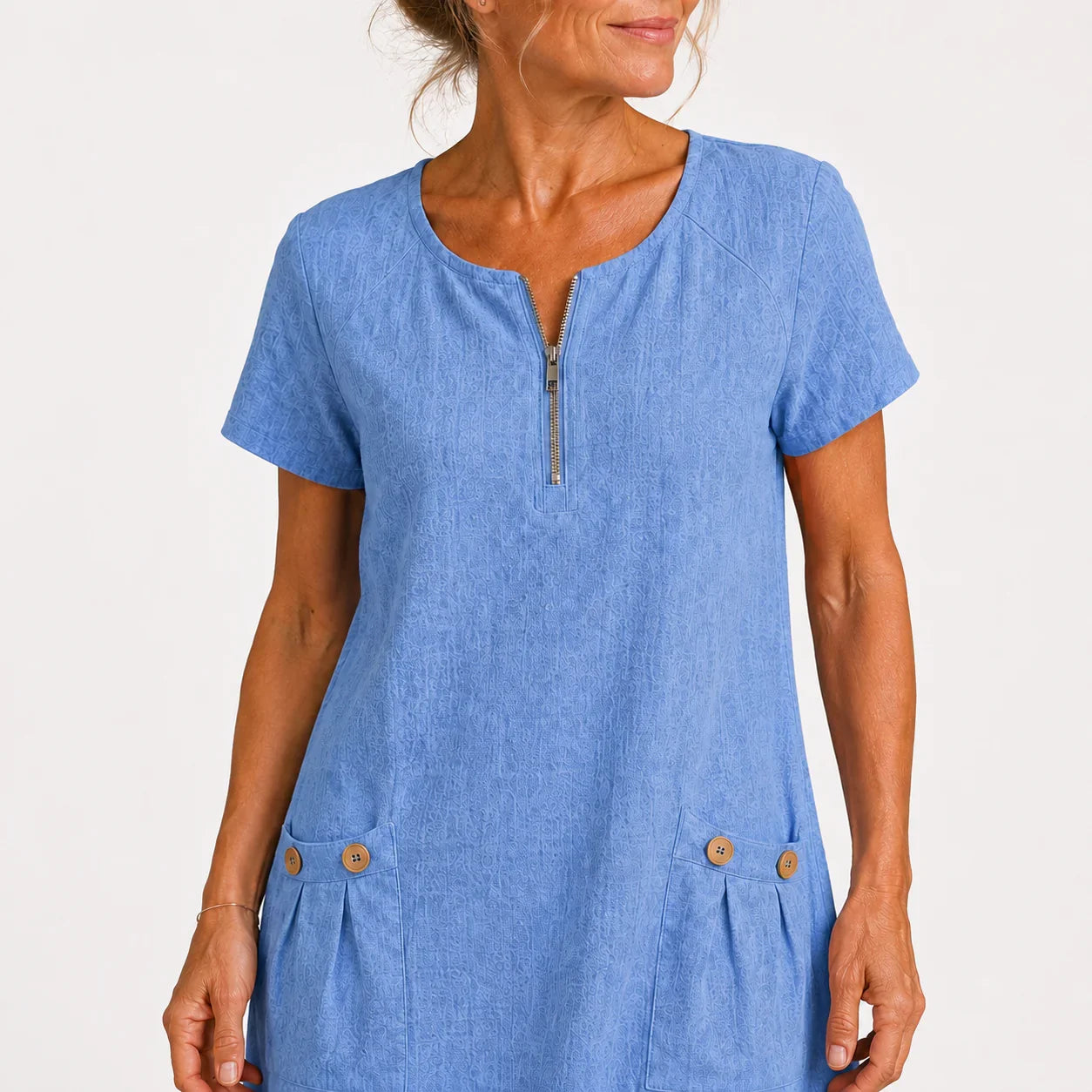 Eliana – Abito casual in cotone e lino