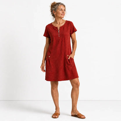 Eliana – Abito casual in cotone e lino