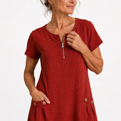 Eliana – Abito casual in cotone e lino