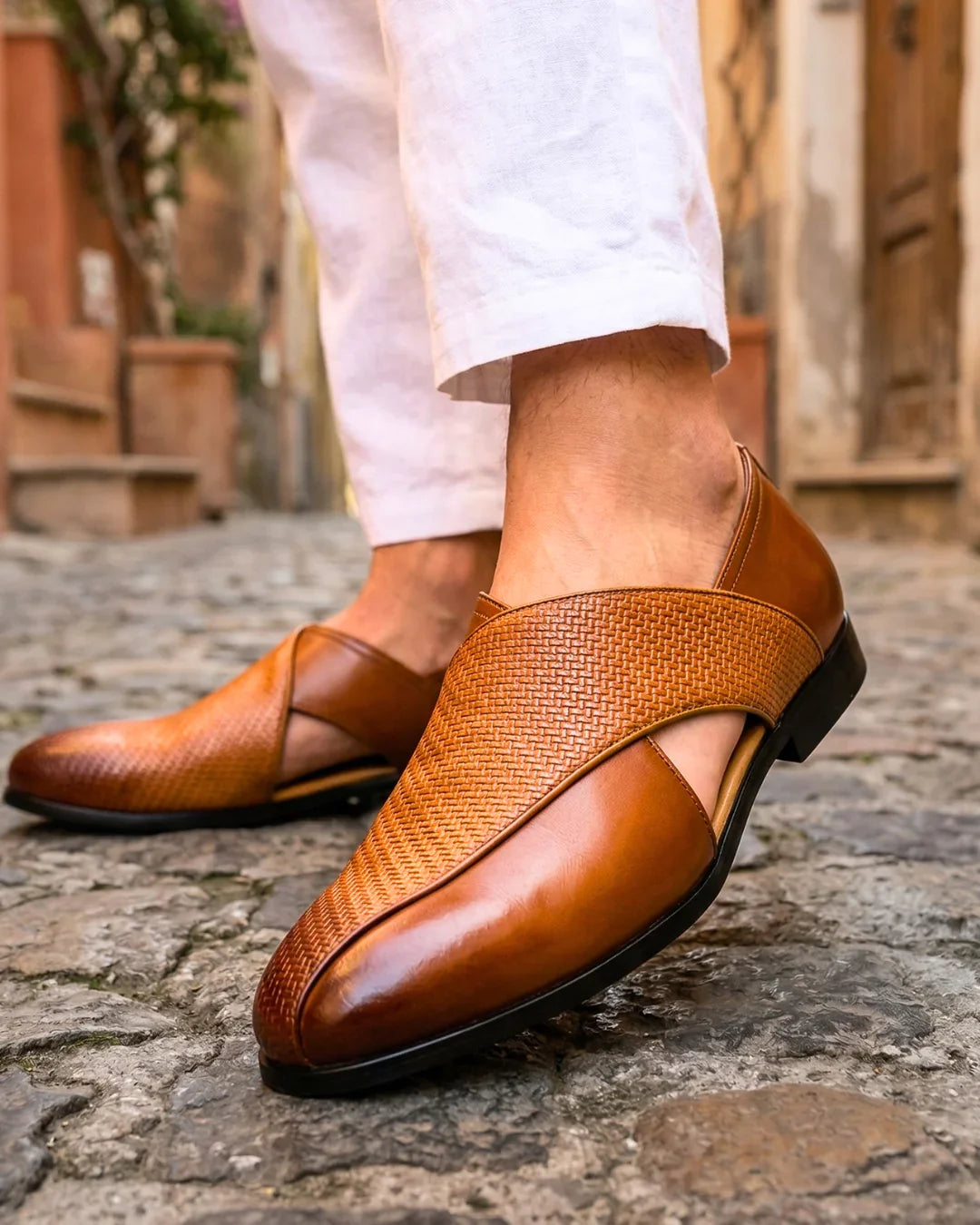 Panache leren loafers
