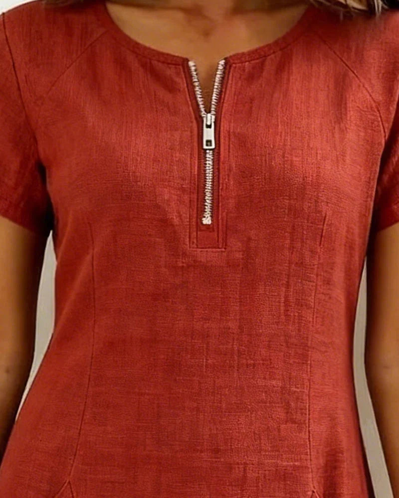 Jurk Lina™: natuurlijke elegantie voor elke dag.