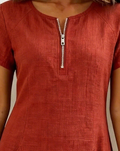 Jurk Lina™: natuurlijke elegantie voor elke dag.