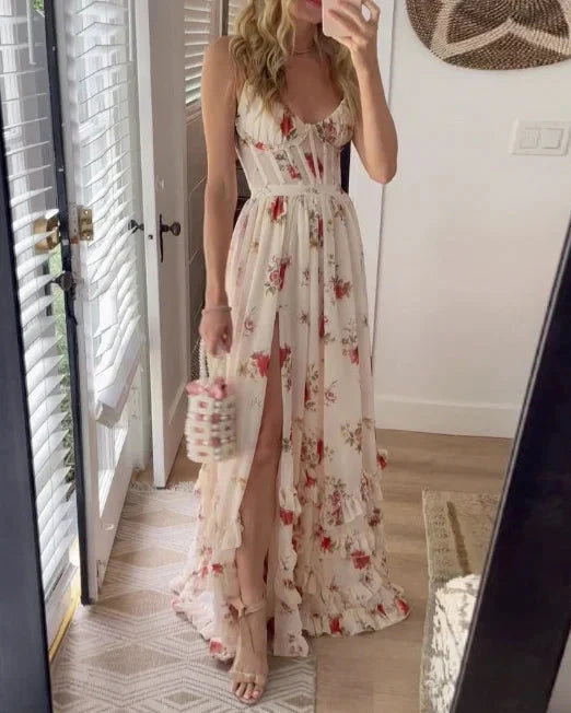 Scarlet™ | Romantische bloemenjurk