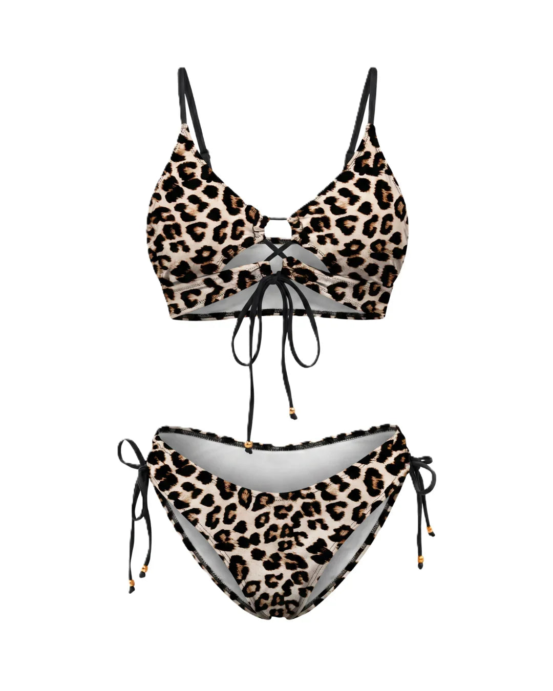 Bikini med leopardmönster