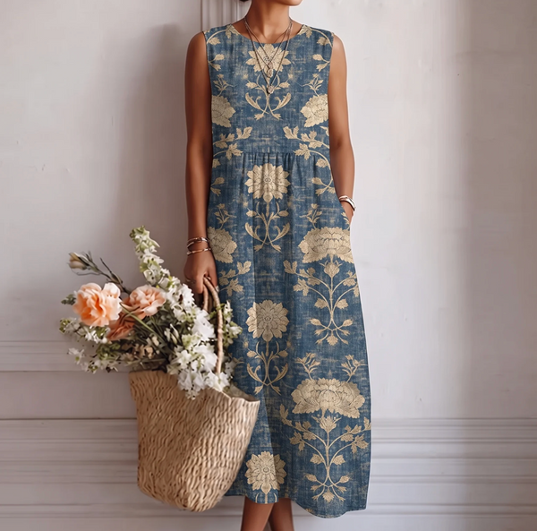 Aurora™ | Abito midi classico a fiori