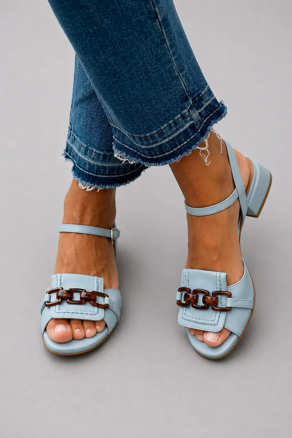 Azzurra | Sandali dall'eleganza costiera