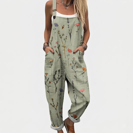 Bekväm byxoverall med mönster