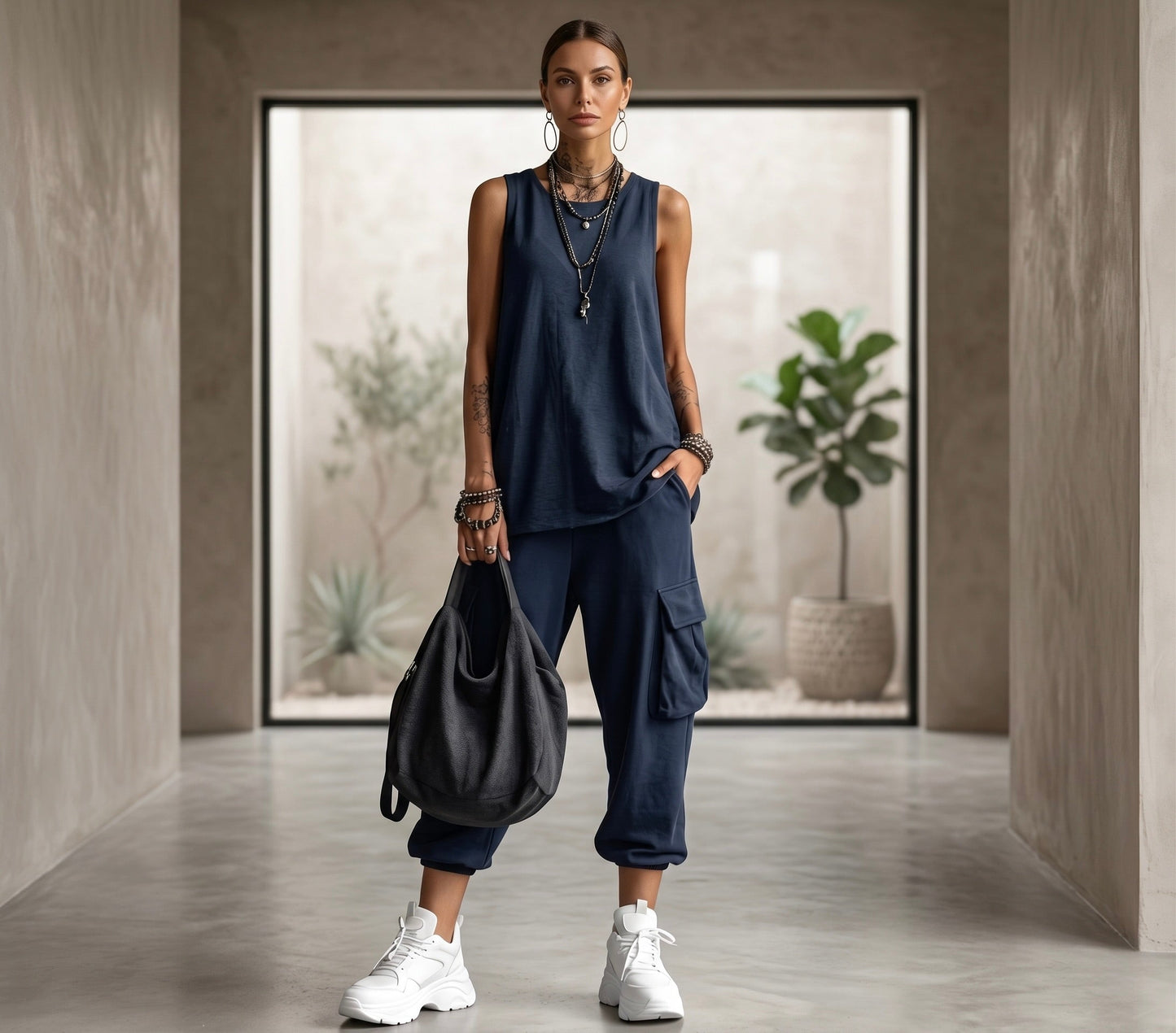 Signe | En avslappnad outfit med urban komfort