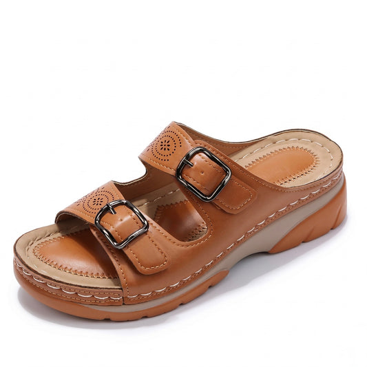 Lucía | Orthopedische sandalen voor hielspoor, brede voeten en artrose