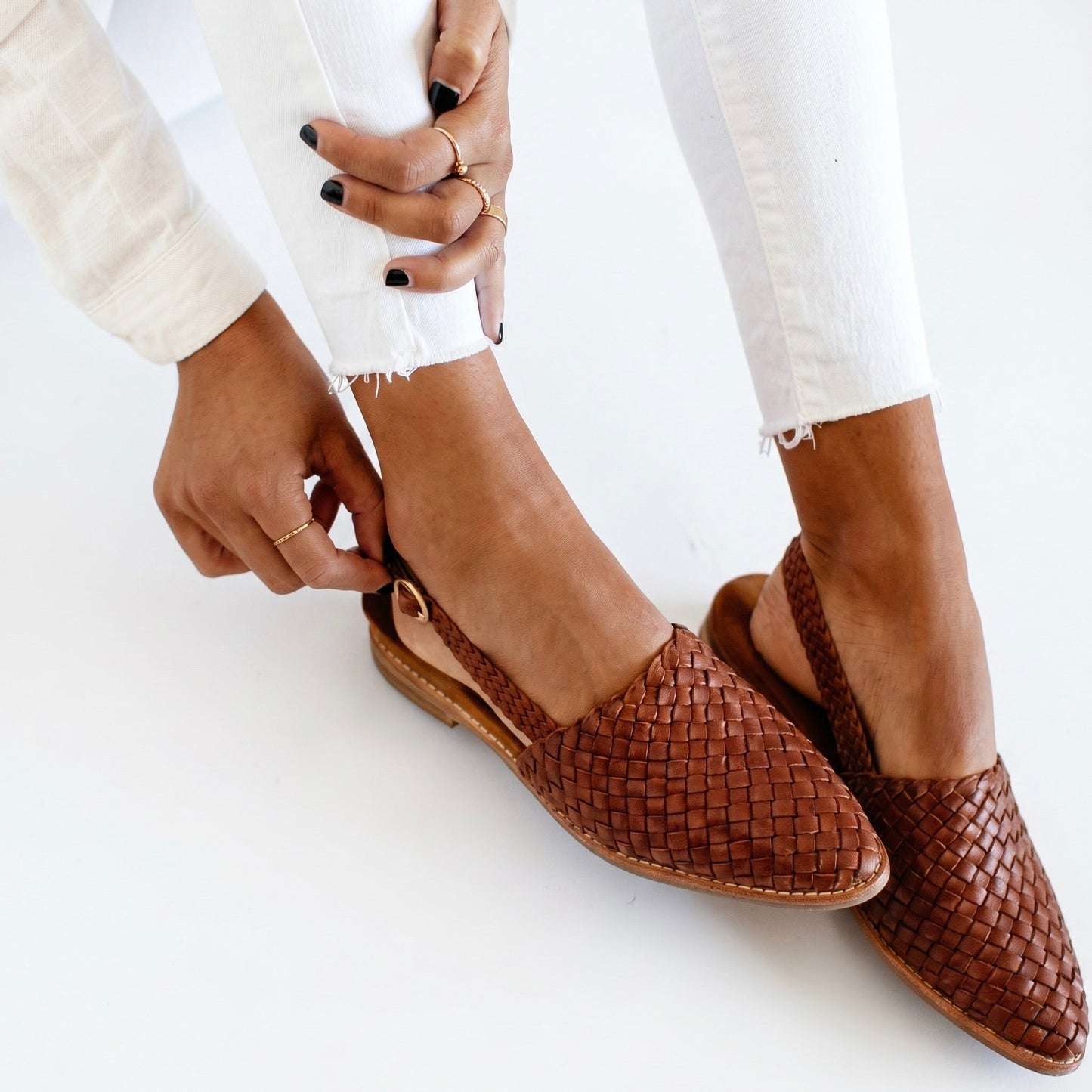 ANASTASIA | GEVLOCHTEN LOAFERS