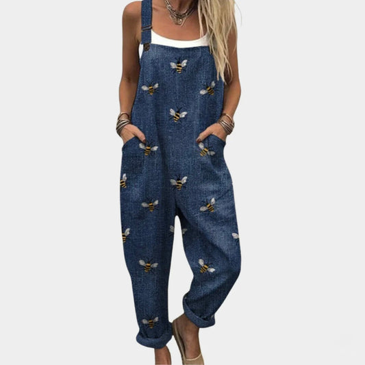 Bekväm byxoverall med mönster