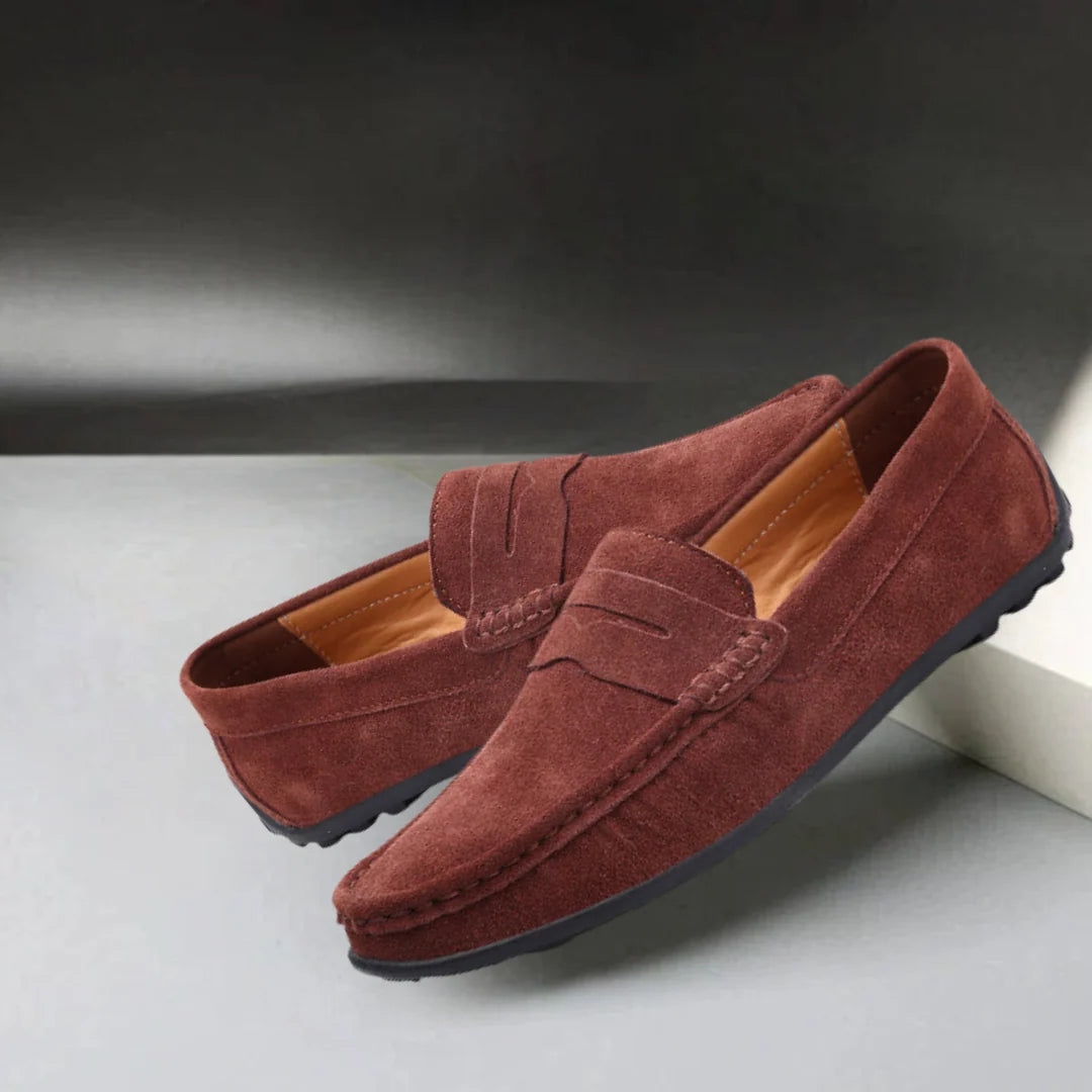 Francesco | Mocasines de ante de primera calidad para hombre