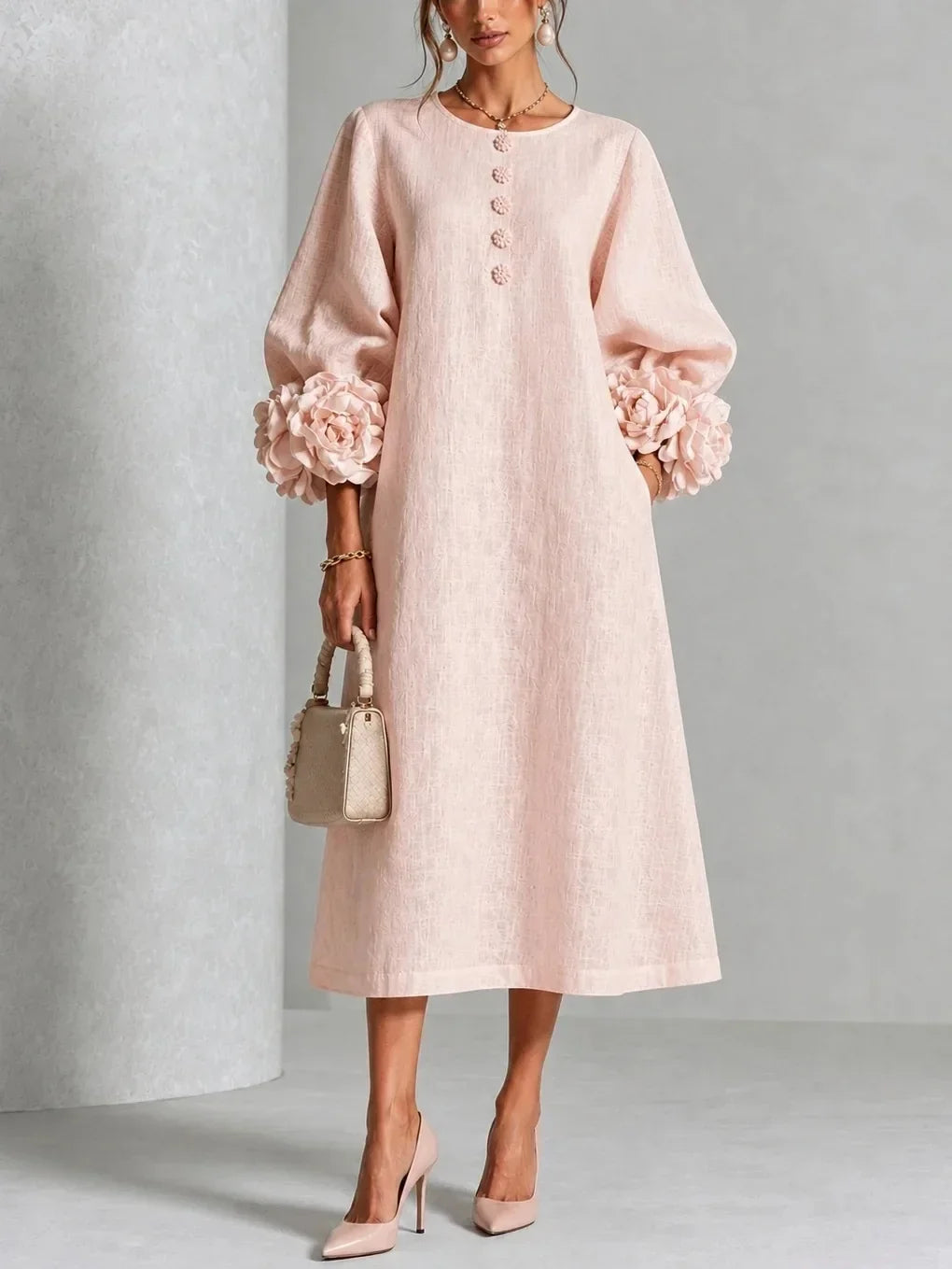 Rosalie | Abito midi a fiori