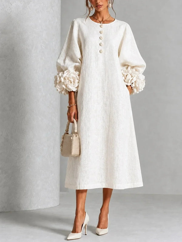 Rosalie | Abito midi a fiori