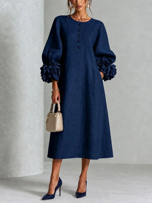 Rosalie | Abito midi a fiori