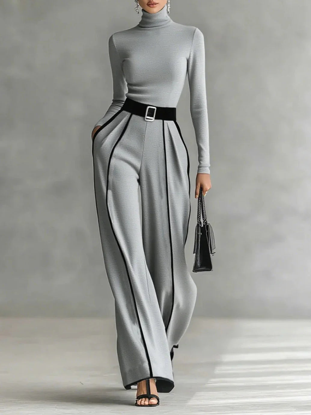 Vera™ | Elegant set med kontrasterande detaljer