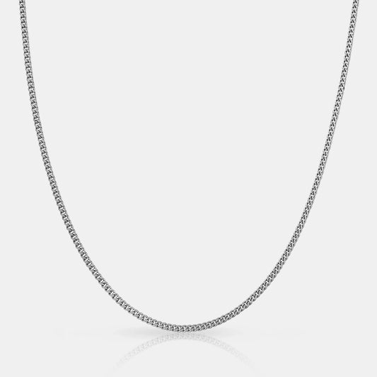 Ketting Isaac (Zilver) 2 mm