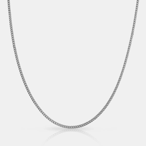 Ketting Isaac (Zilver) 2 mm