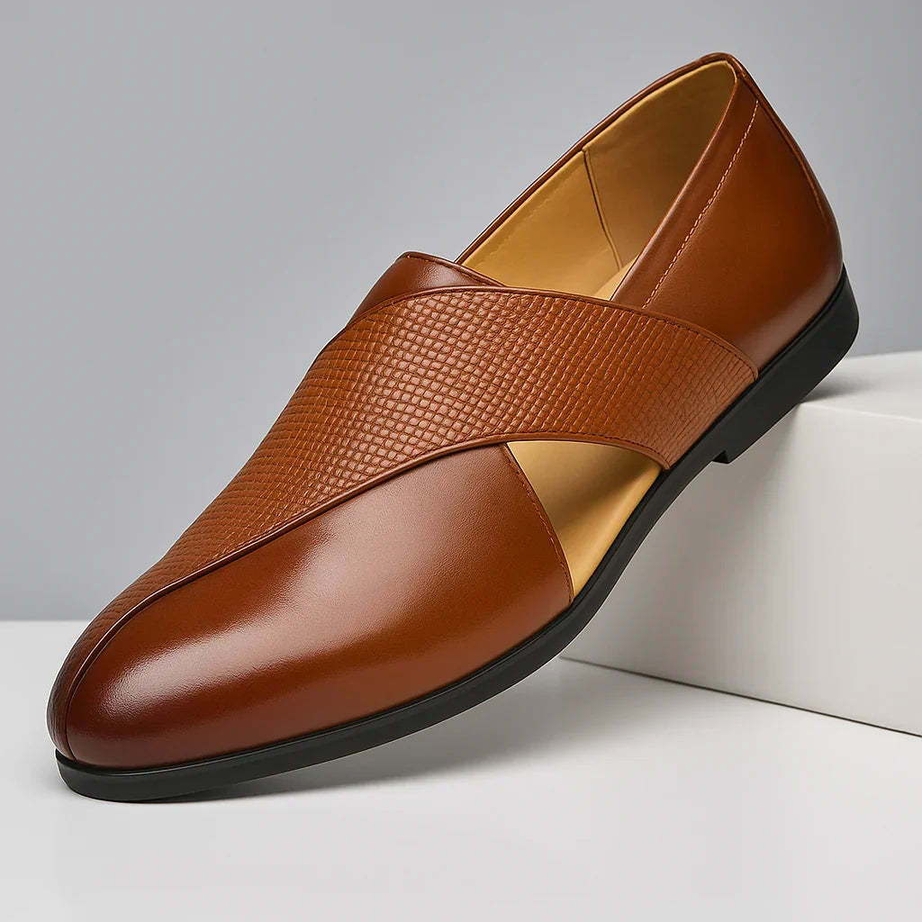 Panache leren loafers