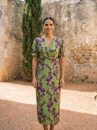 Andrea | Vårklänning med mönster
