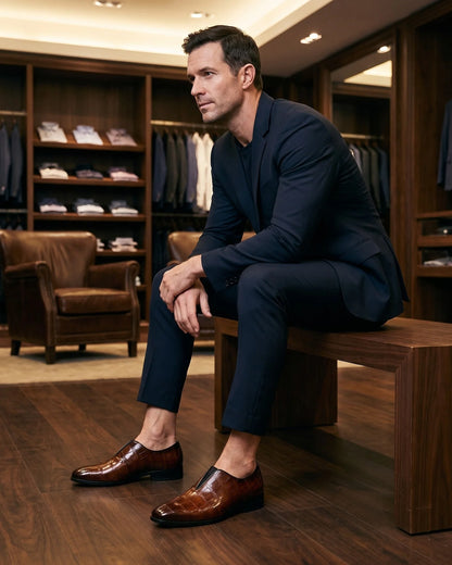 Mocassino Slip-On Lorenzo in Pelle